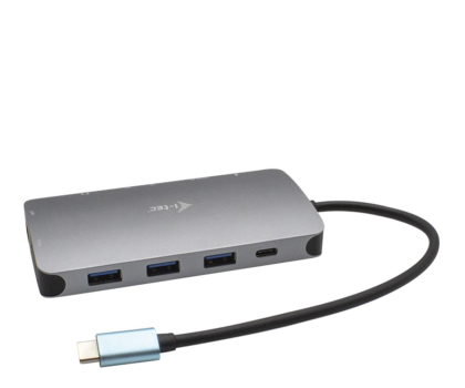 Akcesoria I-TEC USB-C Metal Nano Travel Dock HDMI VGA LAN czytnik SD PD 100W